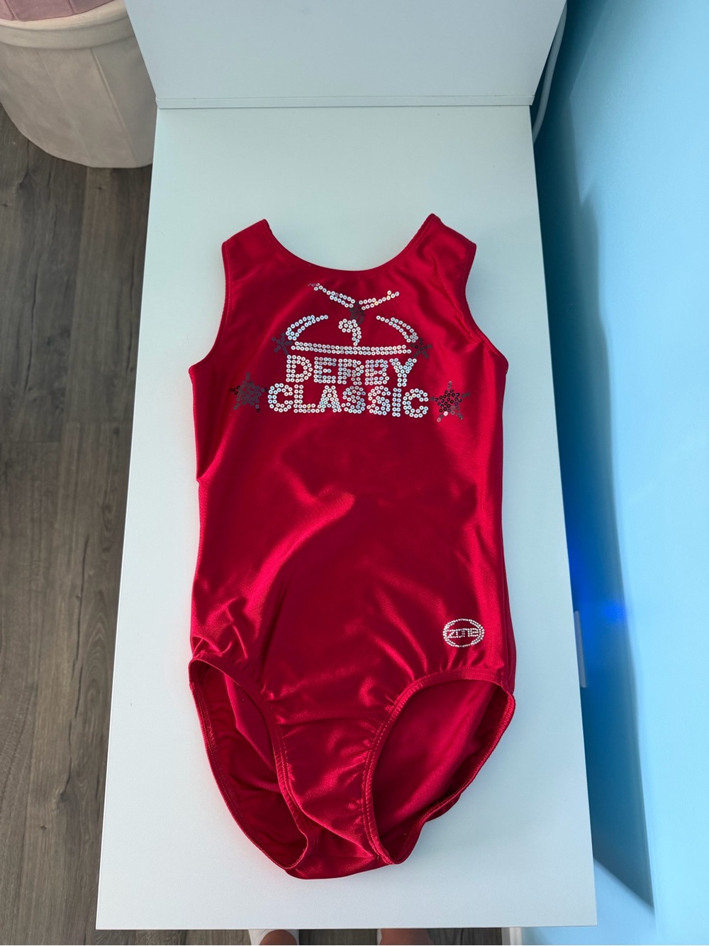 Red One-Piece 'Derby Classic' Leotard